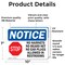 Signmission 7 in Height, 10 in Width, Vinyl Decal, Rectangle OS-2PACK-NS-D-710-L-14641 - alternate 4
